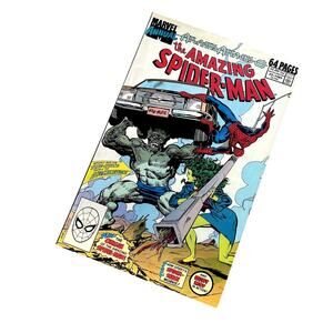 Marvel the amazing spiderman comic book collectors item 23 1989 she-hulk tackle